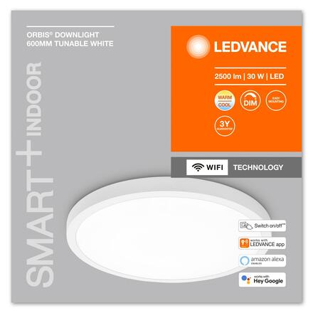 LEDVANCE SMART+ Wifi Orbis Downlight Surface 600mm TW 4058075572959