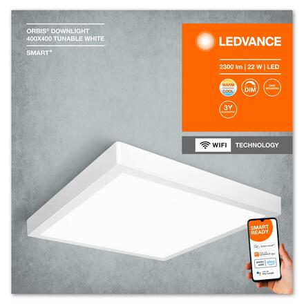 LEDVANCE SMART+ Wifi Orbis Downlight Surface 400x400mm TW 4058075572973