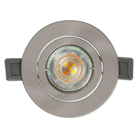 LEDVANCE zapuštěné svítidlo Spotlight Recess Set vč. LEDVANCE LED 4.3W GU10 kartáčovaný nikl 4058075573017