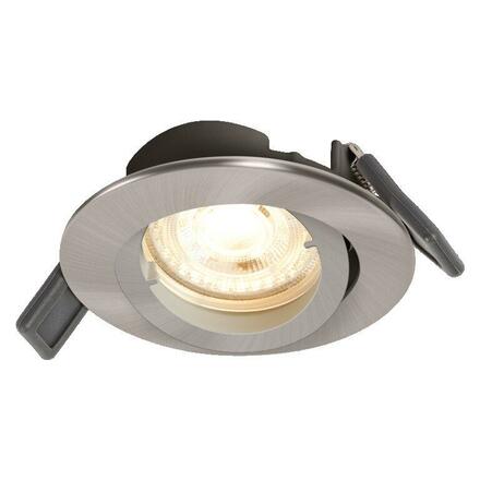 LEDVANCE zapuštěné svítidlo Spotlight Recess Set vč. LEDVANCE LED 4.3W GU10 kartáčovaný nikl 4058075573017