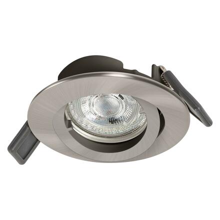 LEDVANCE zapuštěné svítidlo Spotlight Recess Set vč. LEDVANCE LED 4.3W GU10 kartáčovaný nikl 4058075573017