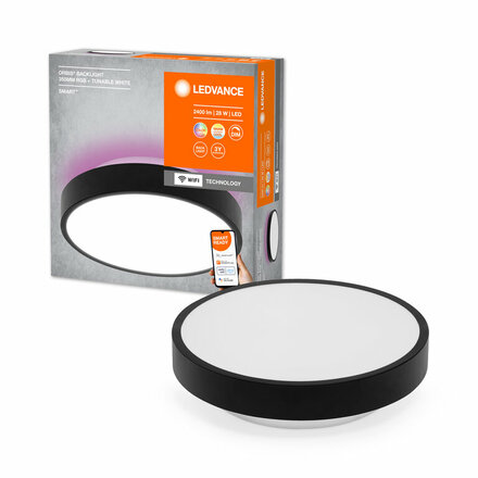 LEDVANCE SMART+ Wifi Orbis Backlight Black 350mm TW 4058075573574