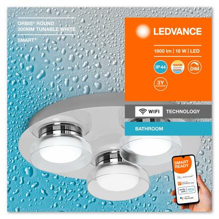 LEDVANCE SMART+ Wifi Orbis Wall Round IP44 300mm TW 4058075573741