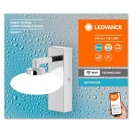 LEDVANCE SMART+ Wifi Orbis Wall Elypse IP44 120mm TW 4058075573925