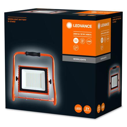 LEDVANCE LED Worklight Battery R-Stand 30W 4000K 4058075576513