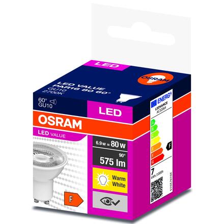 LEDVANCE LED reflektorová žárovka PAR16 6,9 W 2700 K GU10 60°