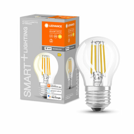 LEDVANCE SMART+ Filament WiFi Mini Bulb Dimmable 40 4W 2700K E27 4058075609792