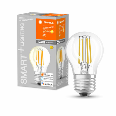 LEDVANCE SMART+ Filament WiFi Mini Bulb Dimmable 40 4W 2700K E27 4058075609792