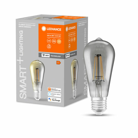 LEDVANCE SMART+ Filament WiFi Edison Dimmable 44 6W 2500K E27 4058075609839