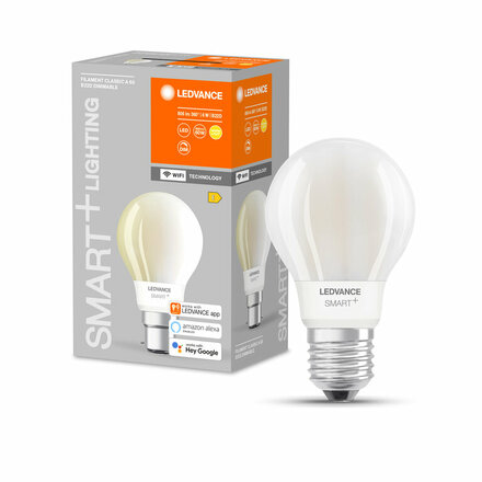 LEDVANCE SMART+ Filament WiFi Classic Dimmable 60 6W 2700K B22 4058075609891