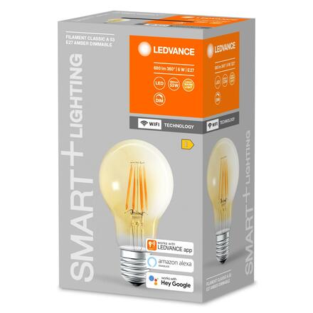 LEDVANCE SMART+ Filament Classic Dimmable 53 6W/2400 K E27 4058075610521