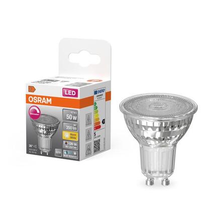 LEDVANCE LED žárovka GU10 Superstar Plus PAR16 4,7 W 220-240 V 2700 K stmívatelná 36°