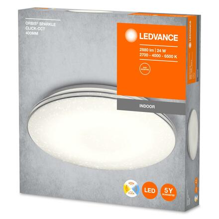 LEDVANCE stropní svítidlo Orbis Sparkle Click-CCT 400mm 24W 4058075633131