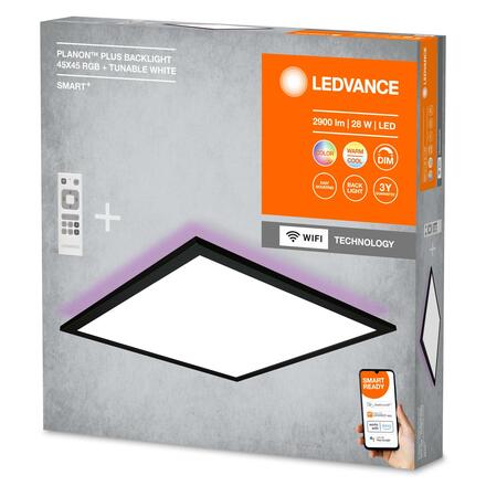 LEDVANCE SMART+ Wifi Planon Plus Backlight 450x450mm RGB + TW + RC 4058075650251