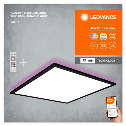 LEDVANCE SMART+ Wifi Planon Plus Backlight 600x600mm RGB + TW + RC 4058075650275