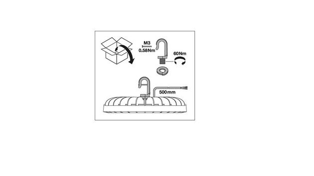 LEDVANCE HB COMP V 83W 840 110DEG IP65 4058075708174