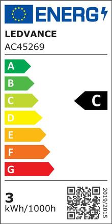 LEDVANCE LED CLASSIC P 40 DIM EEL C S 2.9W 827 FIL FR E14 4058075747845