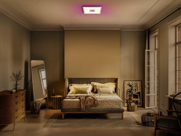 LEDVANCE SMART+ Wifi Planon Plus Hole Backlight stropní svítidlo 450x450mm RGB + TW 4058075752665