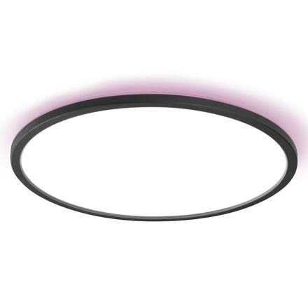 LEDVANCE SMART+ Wifi Orbis Ultra Slim Backlight stropní svítidlo černé 400mm RGB + TW 4058075752801