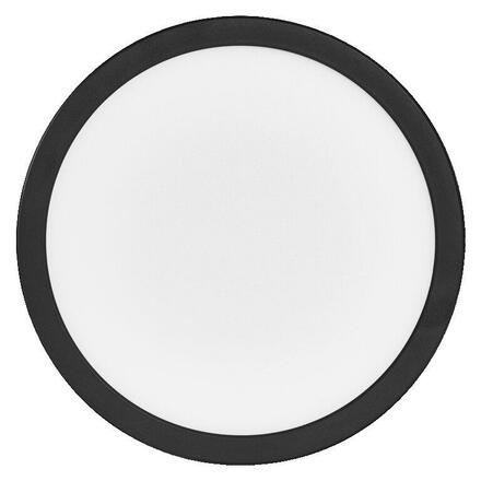 LEDVANCE stropní svítidlo Orbis Ultra Slim Backlight Click-Dim 235mm černá 15W 4058075752863