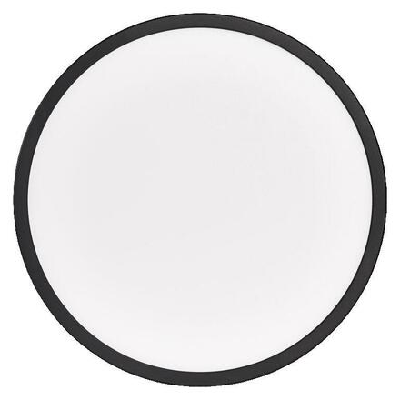 LEDVANCE stropní svítidlo Orbis Ultra Slim Backlight Click-Dim 400mm černá 22W 4058075752887
