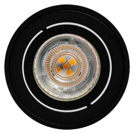 LEDVANCE stropní bodové svítidlo Spot Surface Round GU10 černá 4058075758629