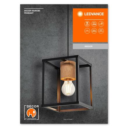 LEDVANCE závěsné svítidlo Decor Nairobi Pendant E27 4058075758902