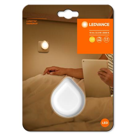 LEDVANCE svítidlo do zásuvky Lunetta Raindrop Dimmable 0.5W 4058075759343