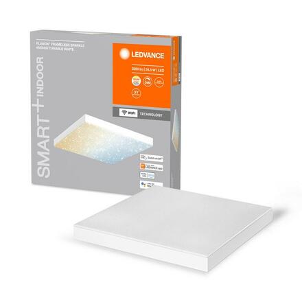 LEDVANCE SMART+ Wifi Planon Frameless Sparkle stropní svítidlo 450x450mm TW 4058075759541