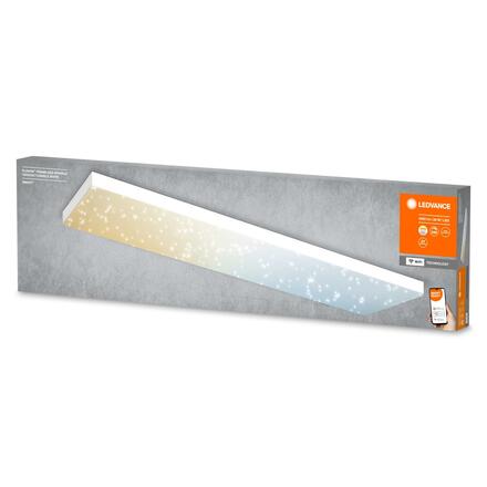 LEDVANCE SMART+ Wifi Planon Frameless Sparkle stropní svítidlo 1200x300mm TW 4058075759589
