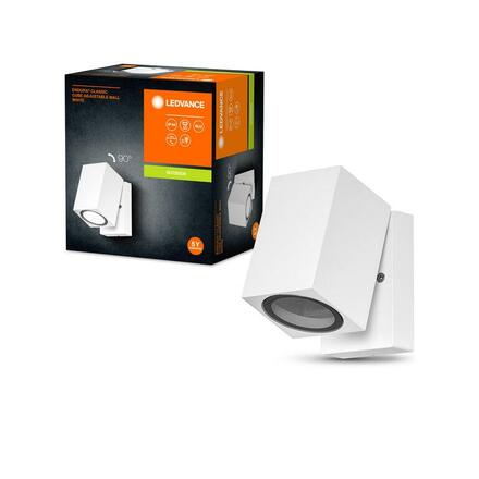 LEDVANCE venkovní nástěnné svítidlo ENDURA Classic Cube Adjustable Wall bílá 4058075763609