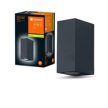 LEDVANCE venkovní nástěnné svítidlo ENDURA Classic Square UpDown černá 4058075763647