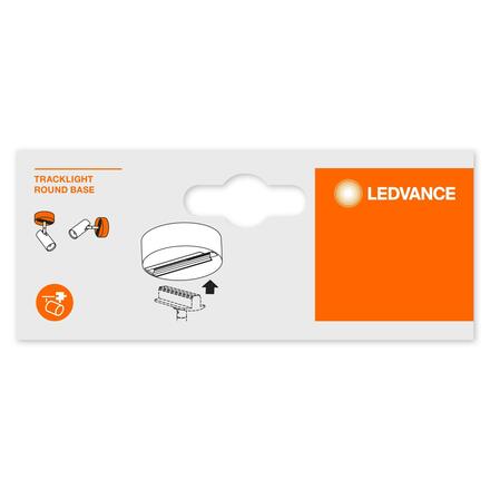 LEDVANCE 1f Tracklight kruhová základna černá 4058075764200
