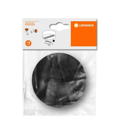 LEDVANCE 1f Tracklight kruhová základna černá 4058075764200
