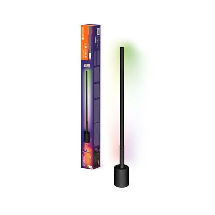 LEDVANCE SMART+ Wifi Floor Corner černá stojací lampa SLIM RGB + TW + RC 4058075765177