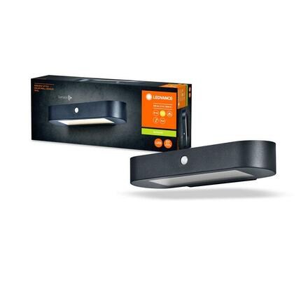 LEDVANCE venkovní nástěnné svítidlo ENDURA Style Solar Oval Wall Sensor 6W 3000K 4058075766228