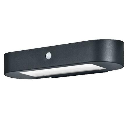 LEDVANCE venkovní nástěnné svítidlo ENDURA Style Solar Oval Wall Sensor 6W 3000K 4058075766228