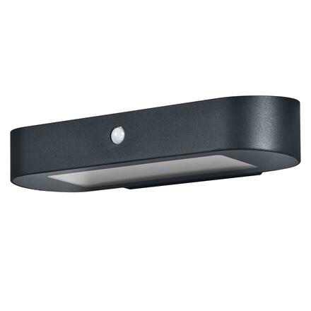LEDVANCE venkovní nástěnné svítidlo ENDURA Style Solar Oval Wall Sensor 6W 3000K 4058075766228
