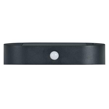LEDVANCE venkovní nástěnné svítidlo ENDURA Style Solar Oval S Wall Sensor 4W 3000K 4058075766266