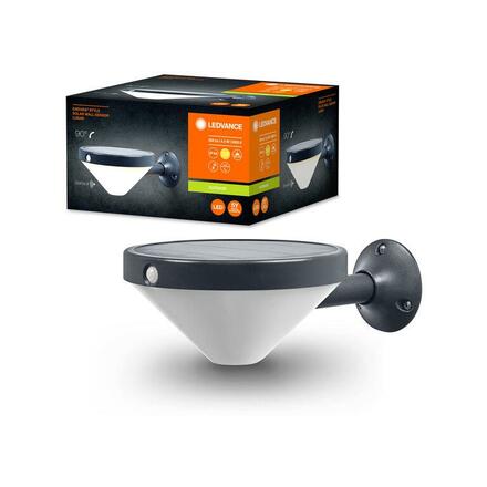 LEDVANCE venkovní nástěnné svítidlo ENDURA Style Solar Lunar Wall Sensor 4.5W 3000K 4058075766280