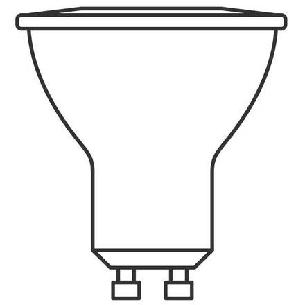 LEDVANCE LED žárovka PAR16 4,5 W 6500 K GU10
