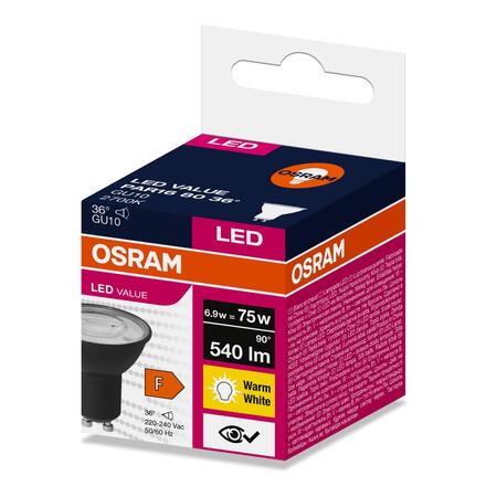LEDVANCE LED žárovka PAR16 VALUE 6,9 W GU10 2700 K 220-240 V