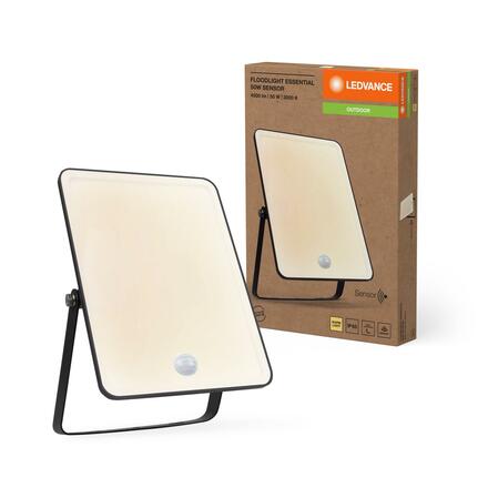 LEDVANCE LED reflektor Floodlight Essential Sensor 50W 3000K 4058075768376