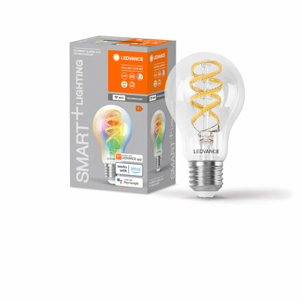 LEDVANCE SMART+ WiFi Filament Classic Multicolour E27 4058075777859