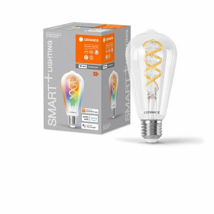 LEDVANCE SMART+ WiFi Filament Edison Multicolour E27 4058075777873