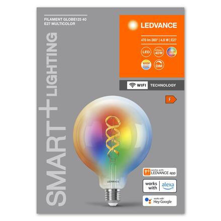 LEDVANCE SMART+ WiFi Filament Globe Multicolour E27 4058075777897