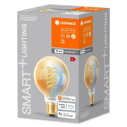 LEDVANCE SMART+ WiFi Filament Globe Tunable White E27 4058075777910