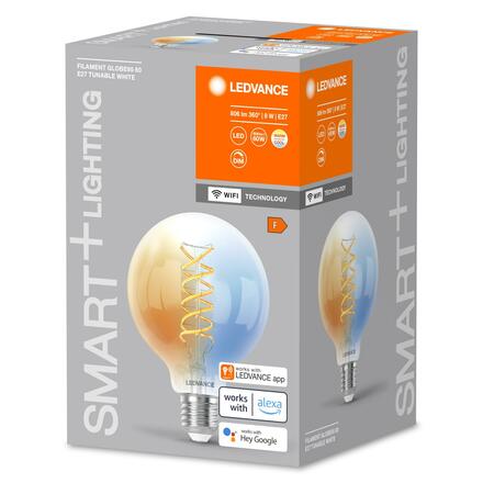 LEDVANCE SMART+ WiFi Filament Globe Tunable White E27 4058075777934