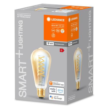 LEDVANCE SMART+ WiFi Filament Edison Tunable White E27 4058075778016