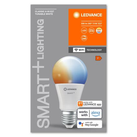 LEDVANCE SMART+ WiFi A60 9W 230V TW FR E27 4058075778412